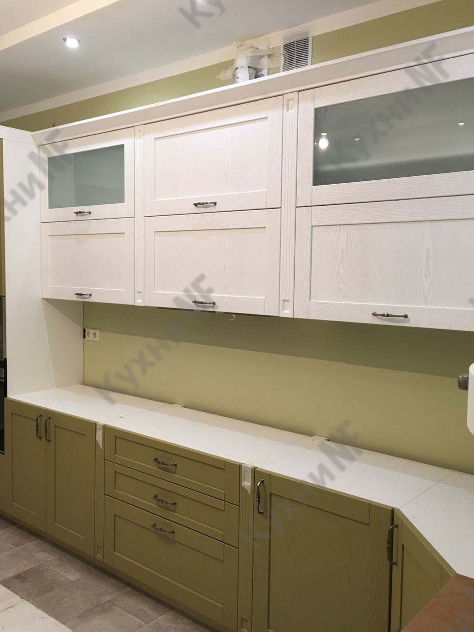 Обложка проекта: Кухня из шпона ясеня. Цена 195 000.