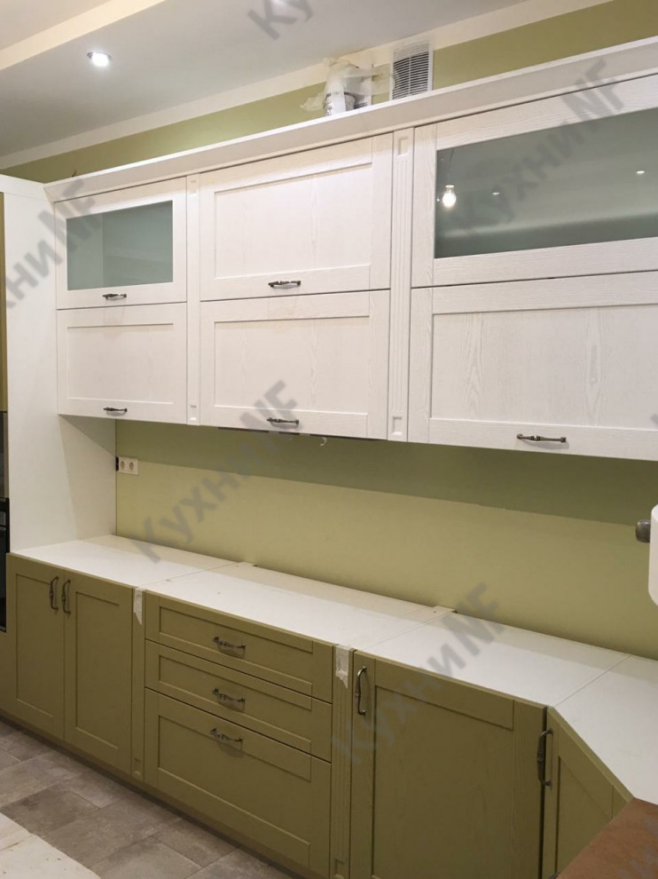 Обложка проекта: Кухня из шпона ясеня. Цена 195 000.