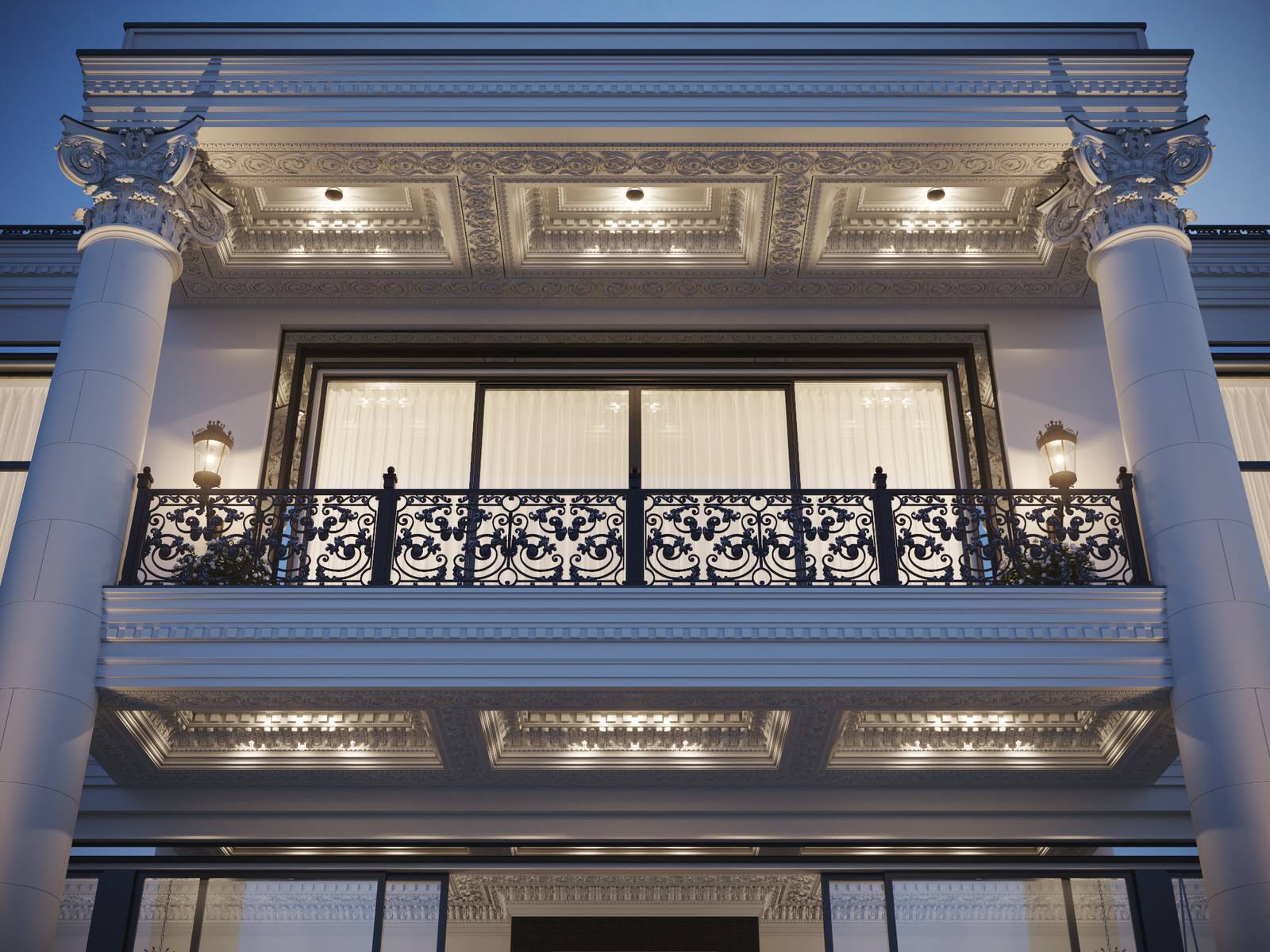 Разработка и оформление проекта загородной резиденции в классическом стиле