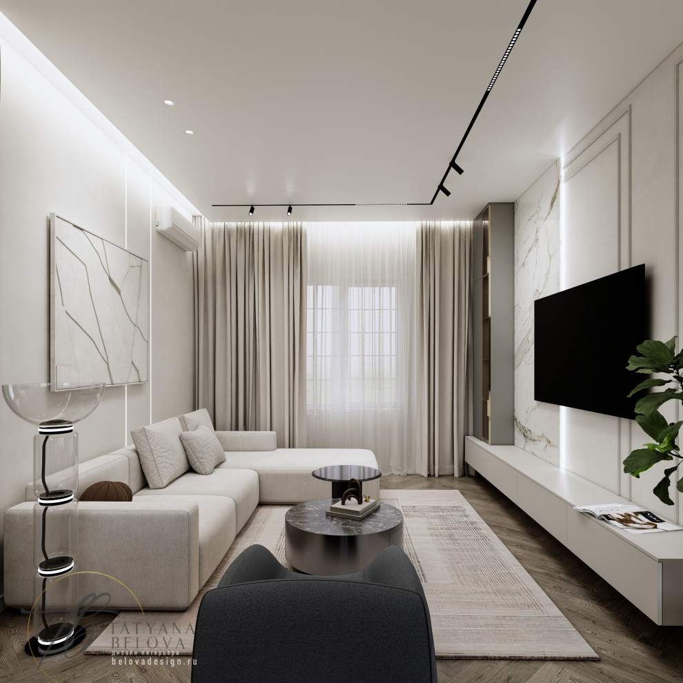 Современная классика в доме, 128 м2