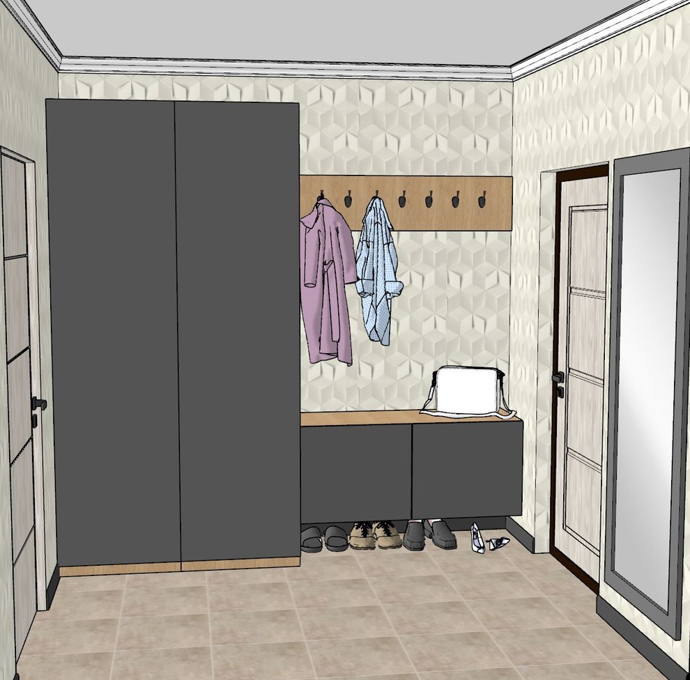 Студия в индустриальном стиле