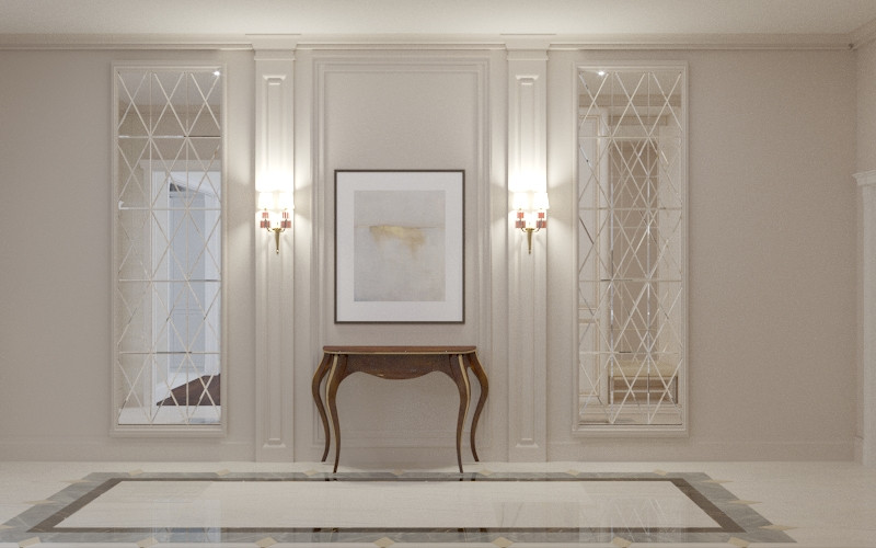 Классика. Проект в пос."Снегири" в г.Томск 2019 г.