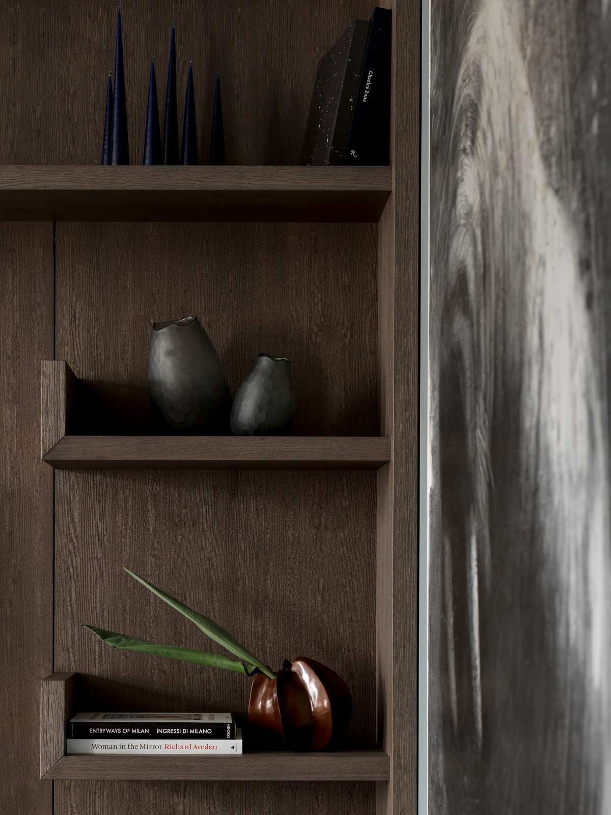 Полки в гостиной