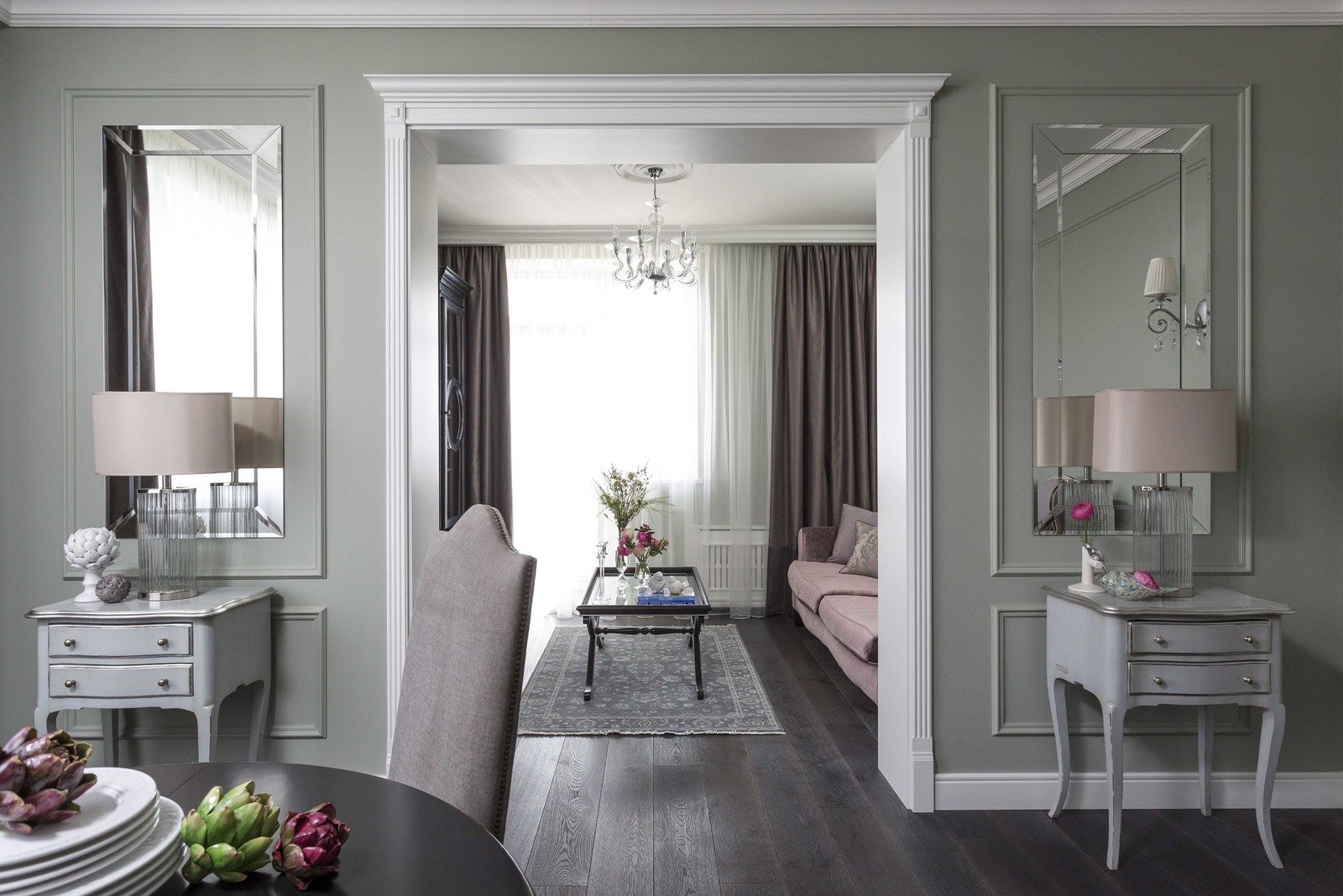 Houzz тур: Квартира в оливковых тонах