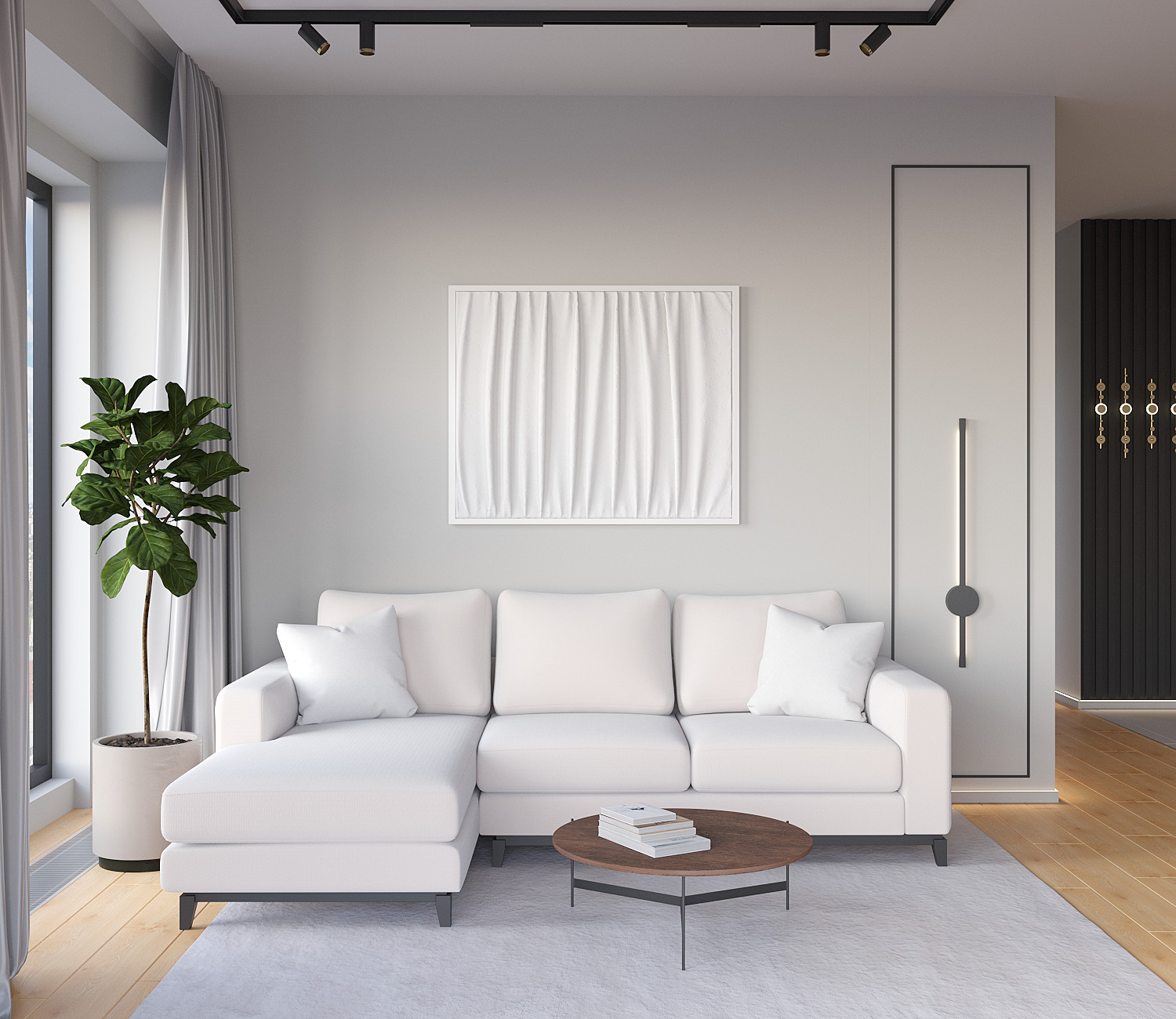 Четырехкомнатная квартира для семьи