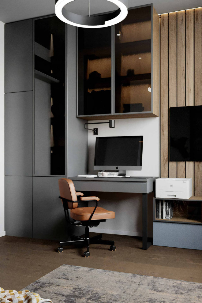 Дизайн и ремонт квартиры в ЖК «Квартал на Никулинской» — Акцент на дерево