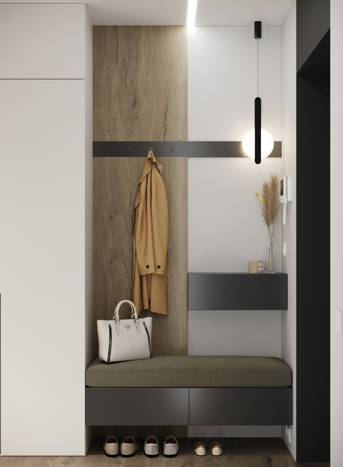 Дизайн-проект квартиры на Авиаторской 72,15 кв.м