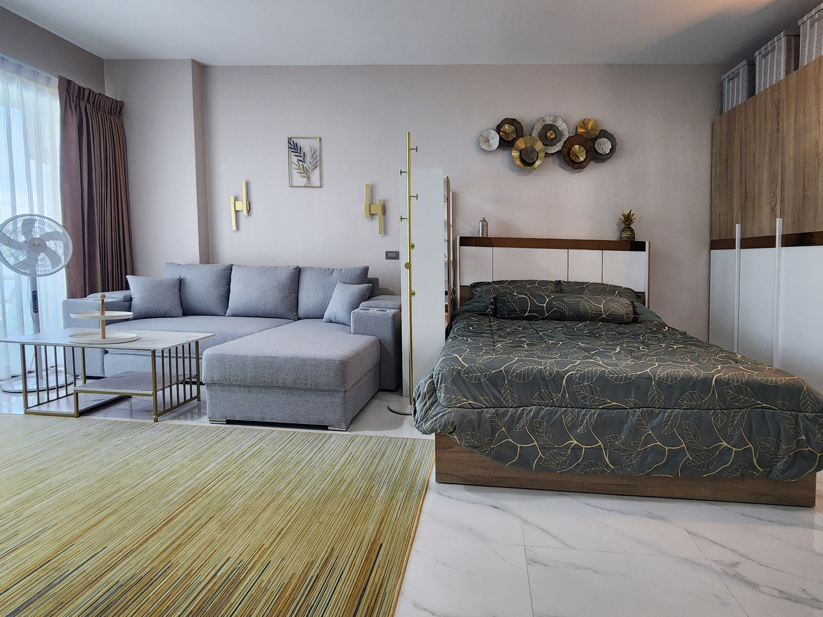 Дизайн проект студии 48м2 "под ключ"