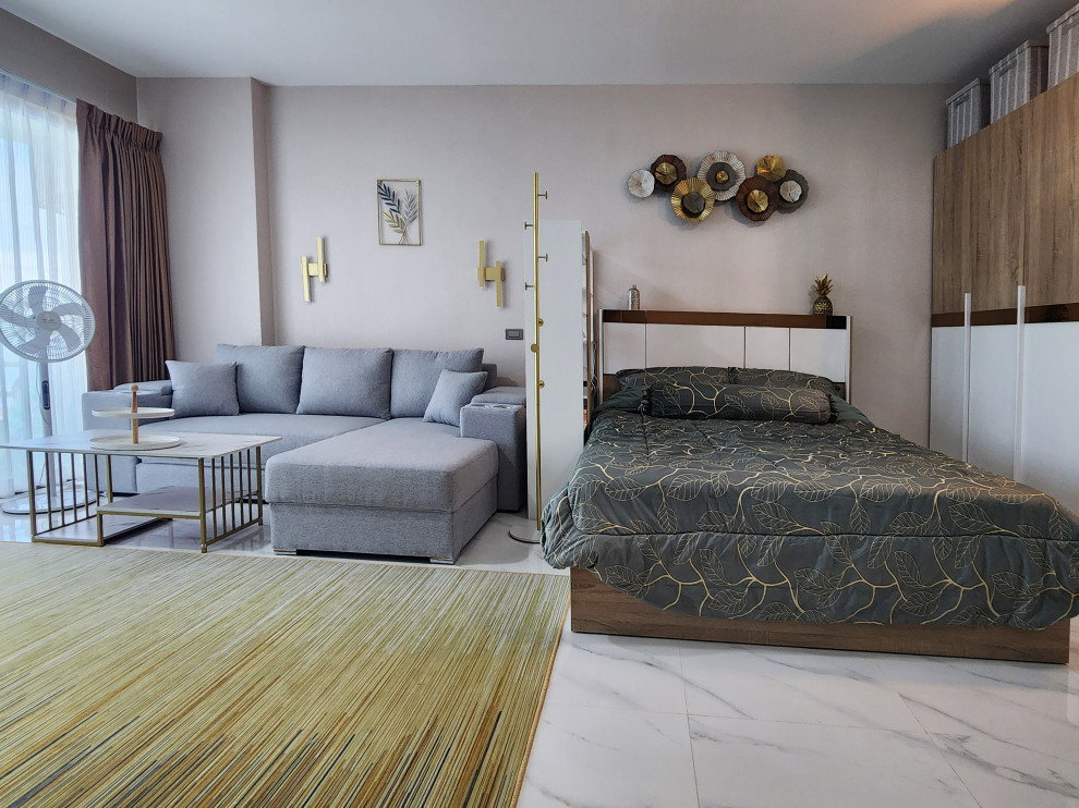 Дизайн проект студии 48м2 "под ключ"