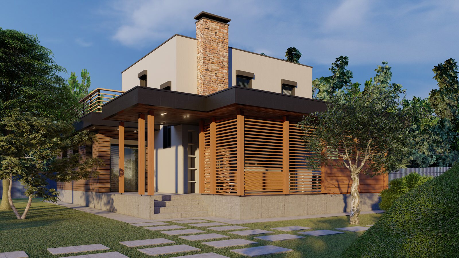 Главный вход в баню.