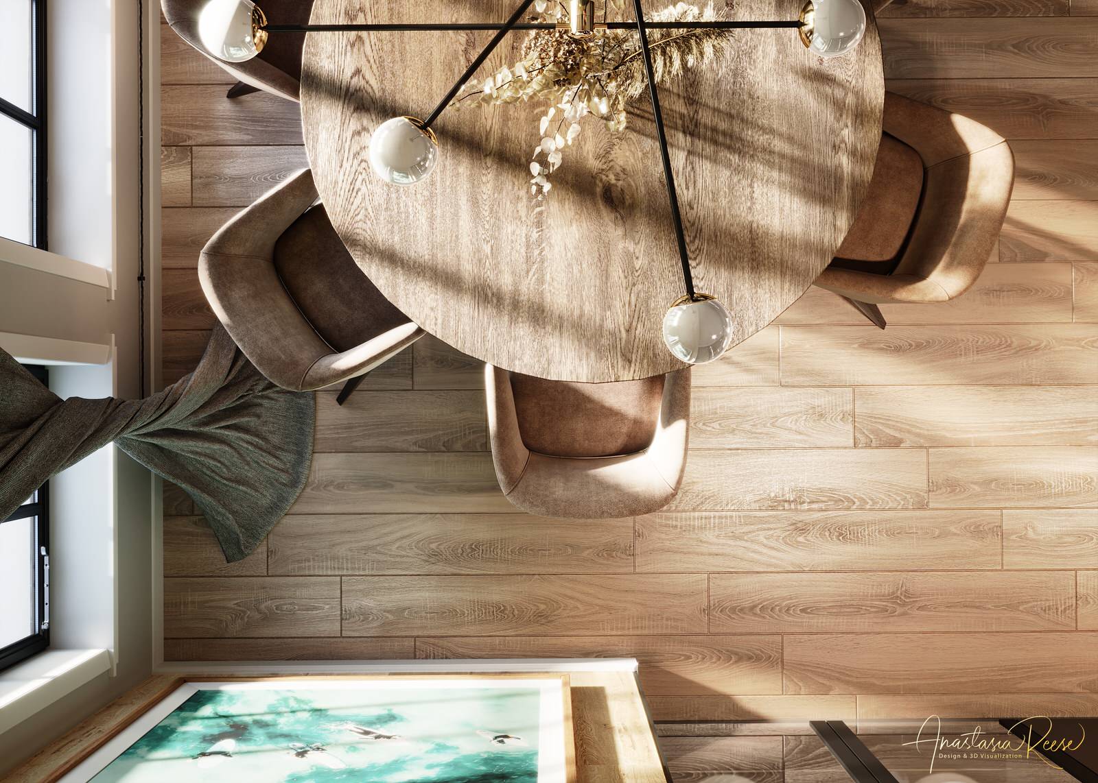 Дизайн проект "Старый мандарин"