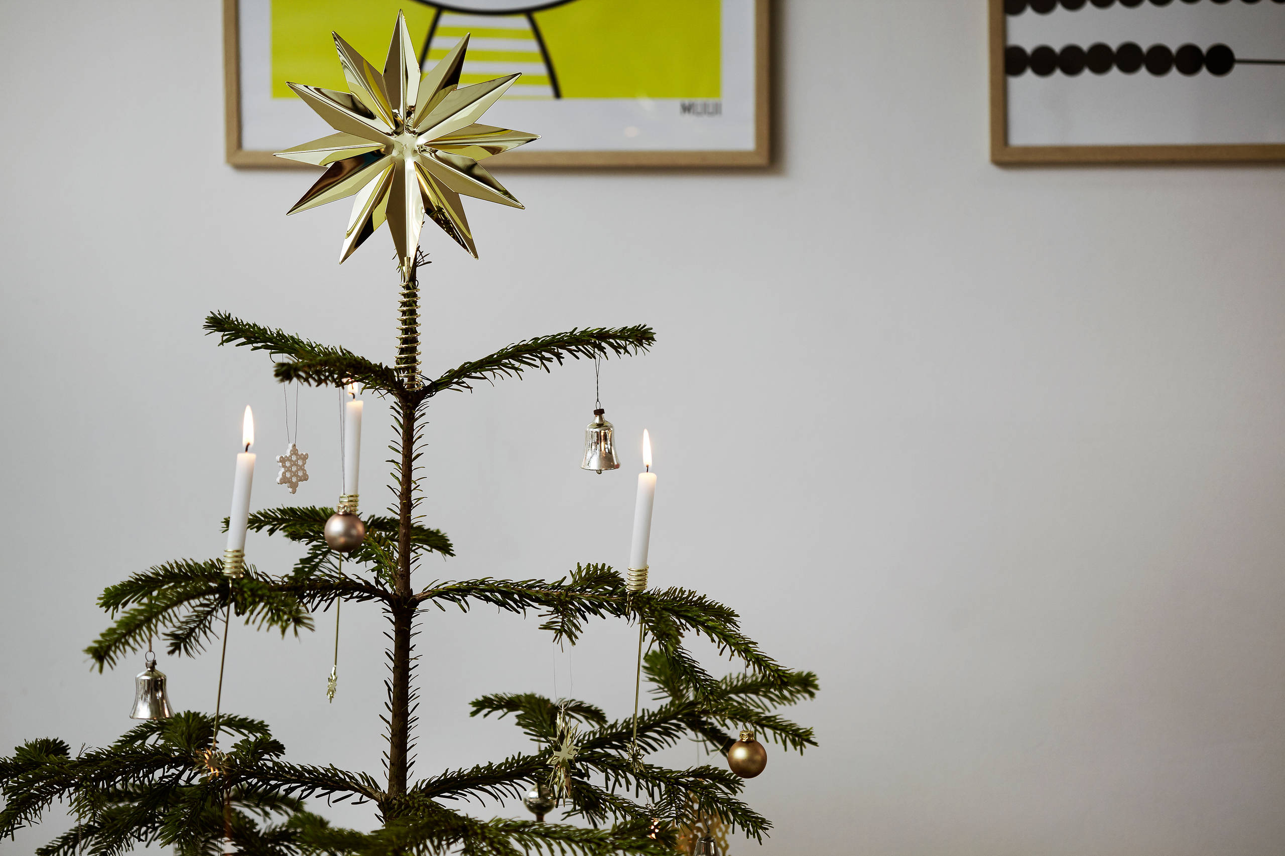 Houzz Дания: Сканди-шик —новогодний декор из природных материалов