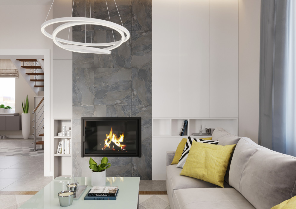 Кухня-гостиная в загородном доме