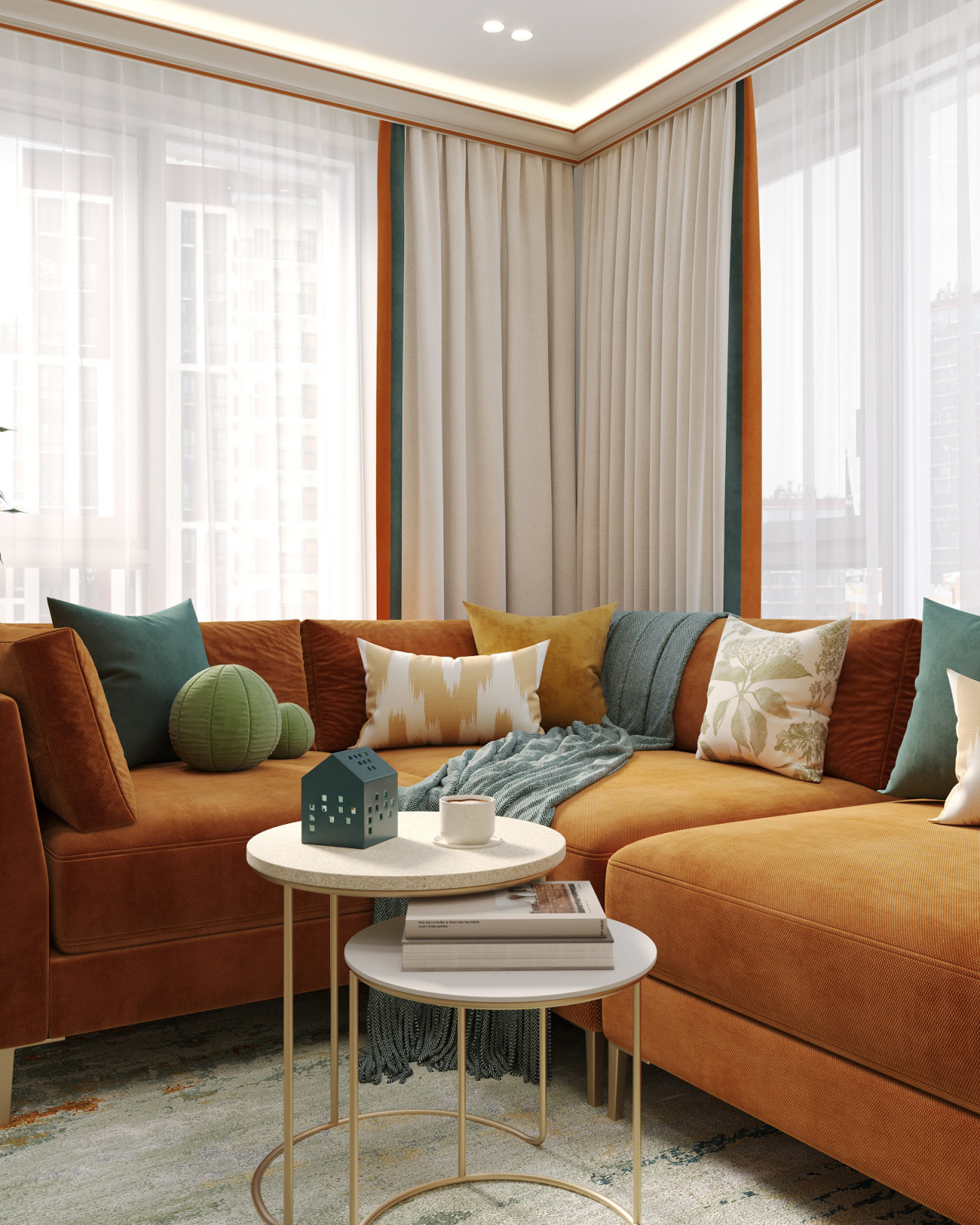 оранжевое небо 89 метров квадратных