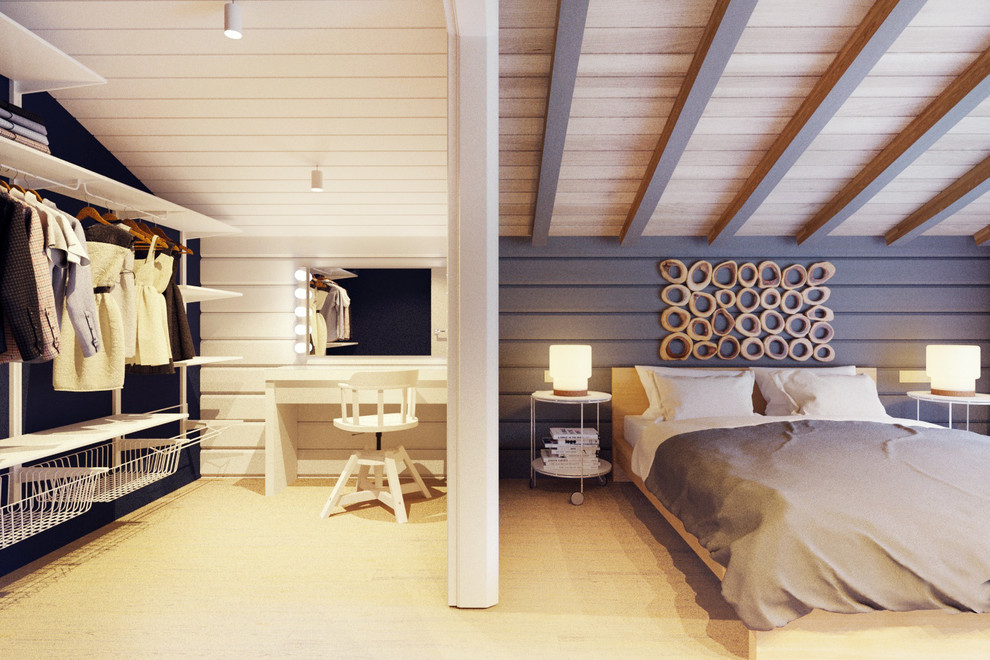 Интерьеры дома из бруса