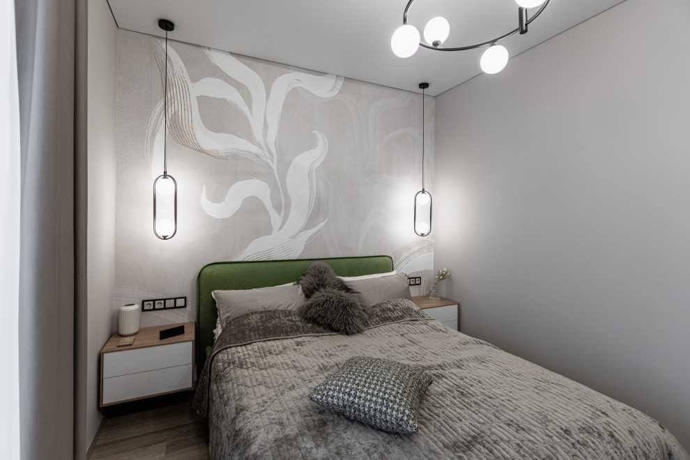 Двухкомнатная квартира в современном стиле с яркими акцентами