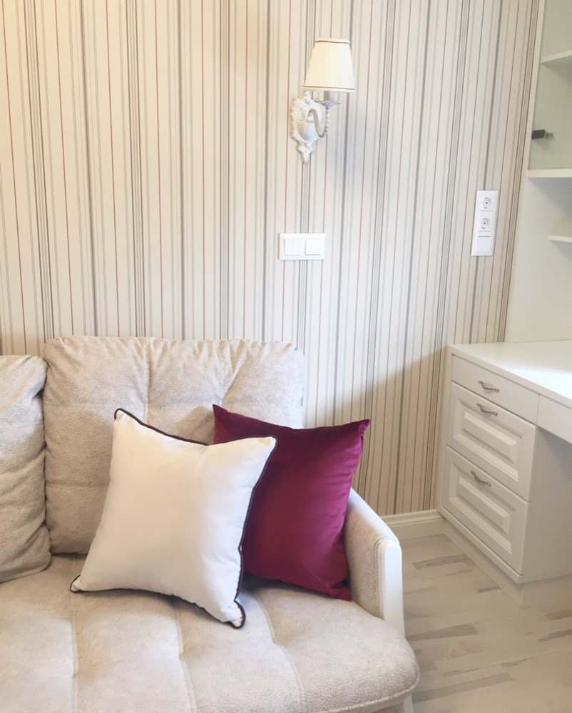 Текстильное оформление квартиры На Мичуринском проспекте