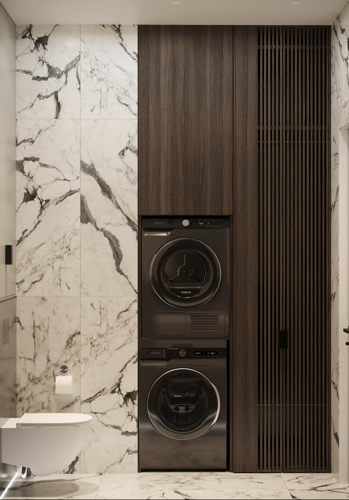 Интерьер видовой квартиры с террасой