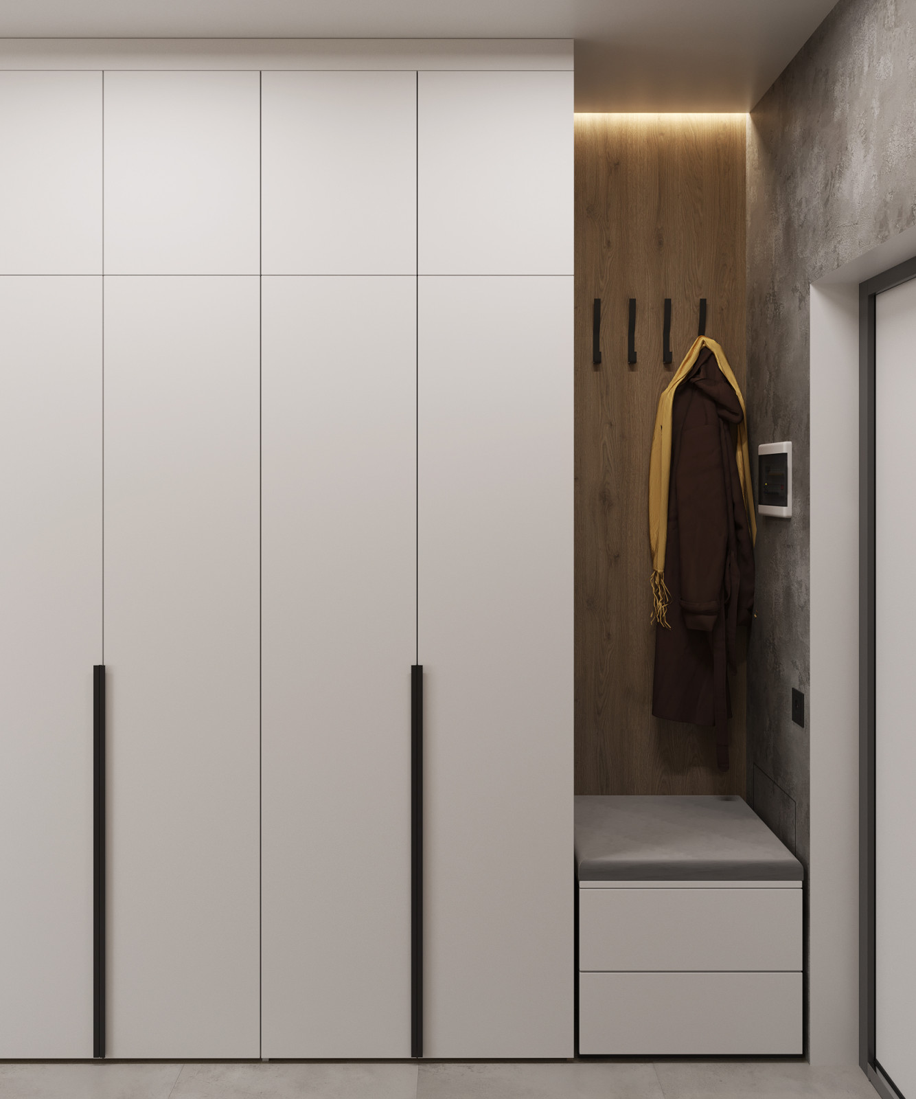 Проект однокомнатной квартиры в ЖК Среда