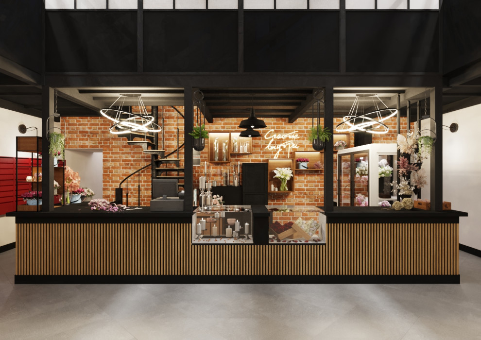 Коммерция. Двухэтажный Цветочный магазин 32 м²