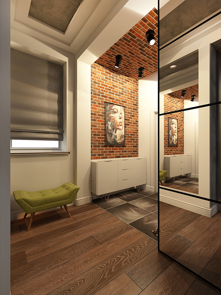 Интерьер коттеджа в стиле лофт