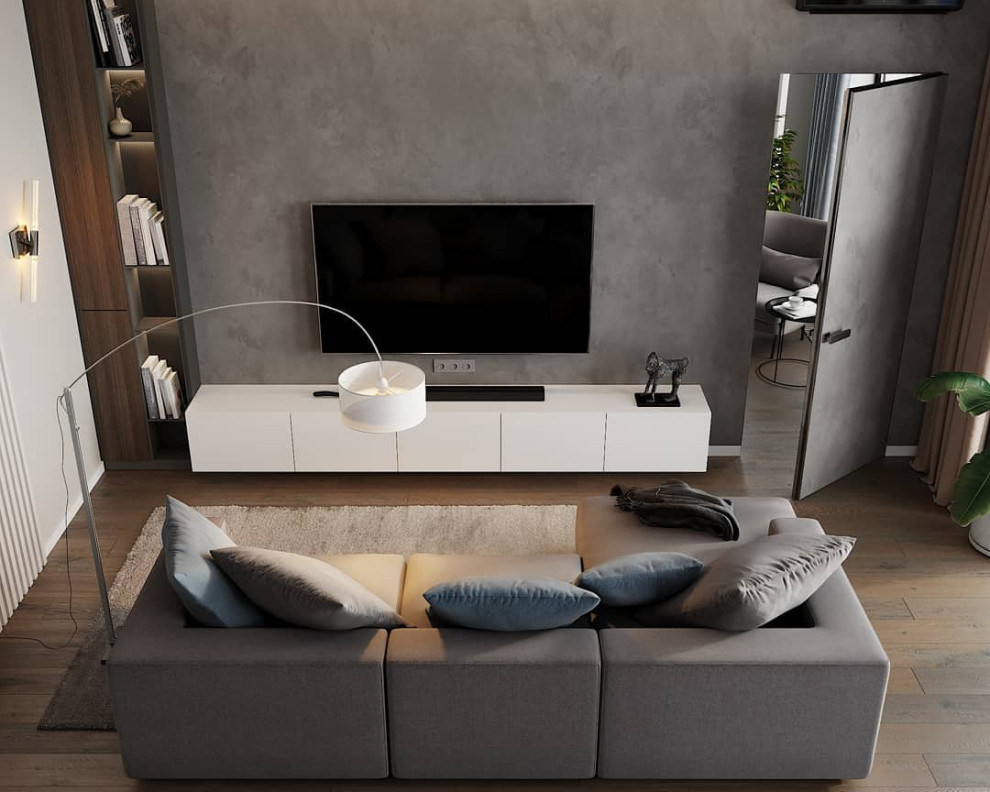 Проект кухни - гостиной 31м2