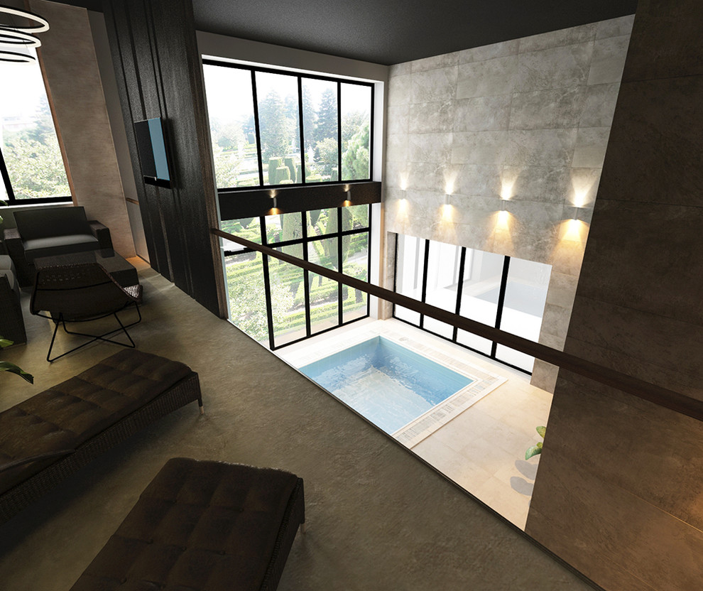 Проект зоны бассейна в частном доме