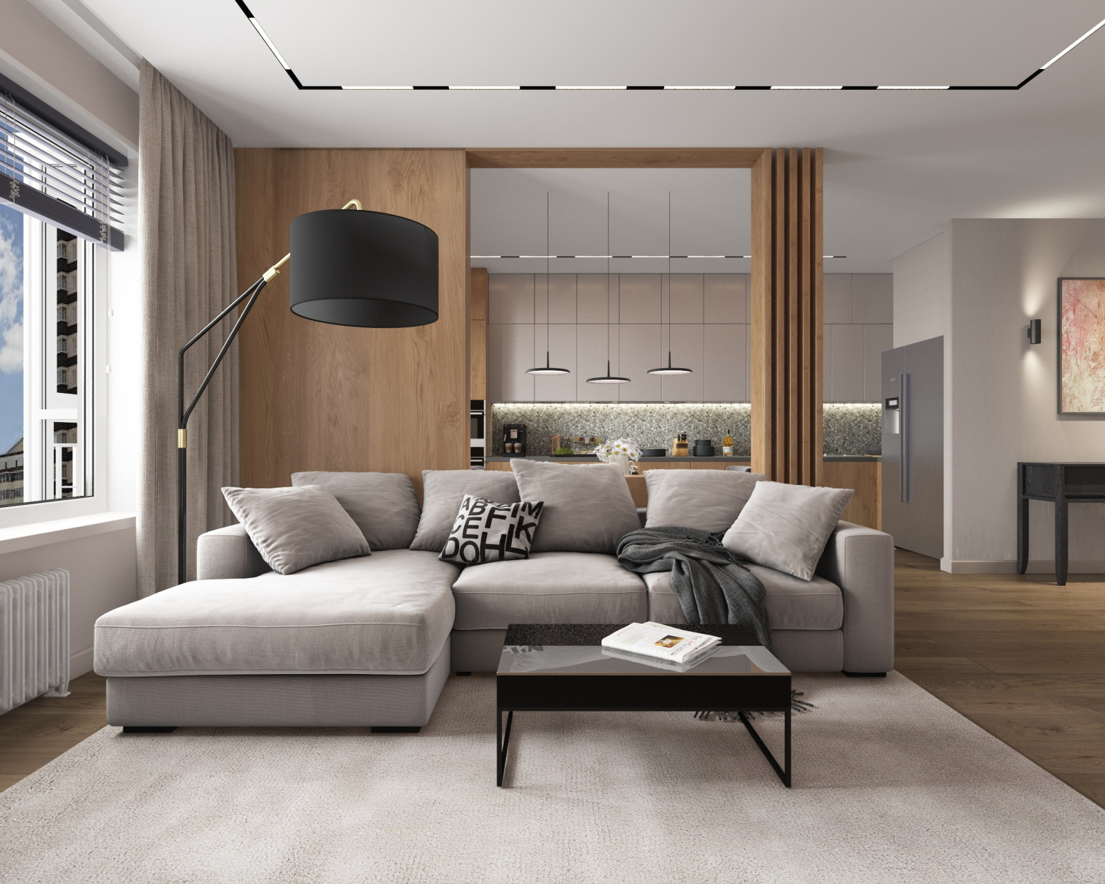 Проект квартиры в современном стиле