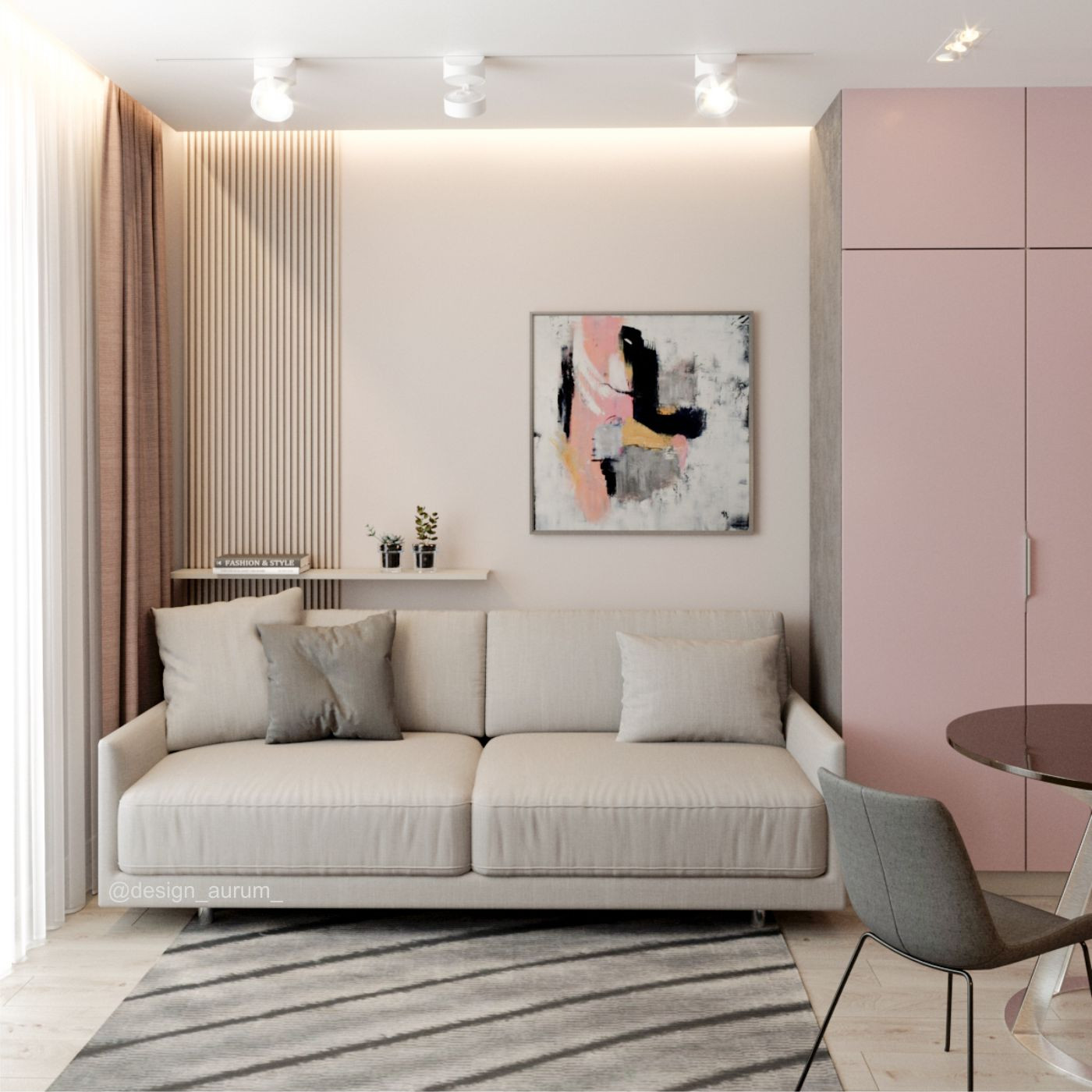 Обложка проекта: Интерьер квартиры студии