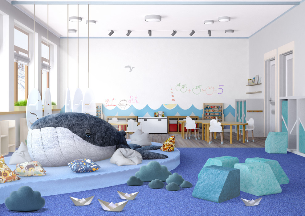 Интерьеры детского сада на Гагаринской улице. Санкт-Петербург