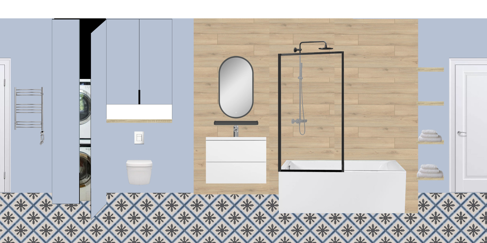 Двухкомнатная квартира в Санкт-Петербурге 57 кв.м.