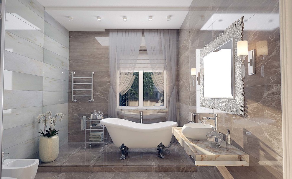 Дизайн проект дома с элементами классики