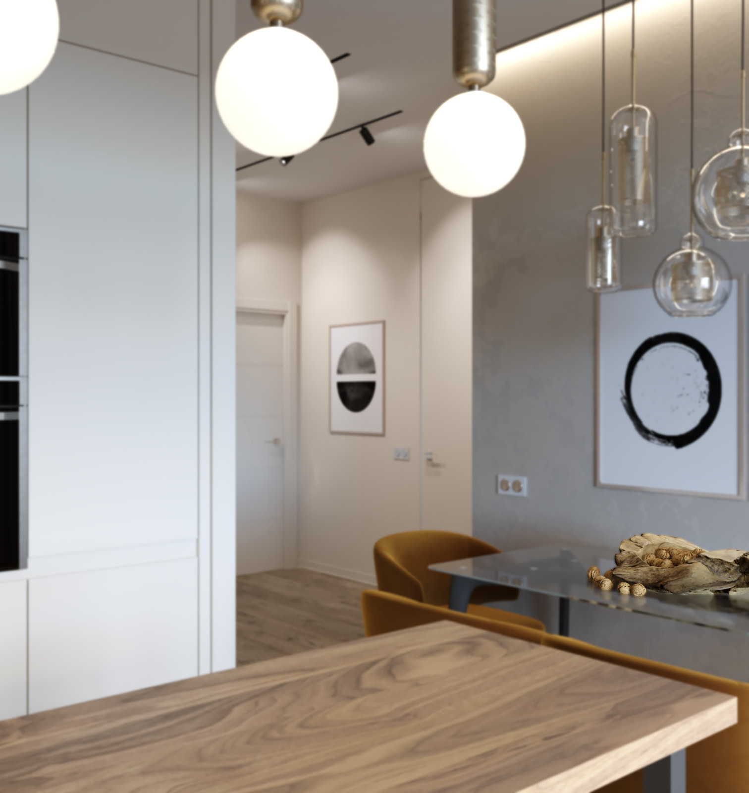 Проект квартиры в Москве 78 м2