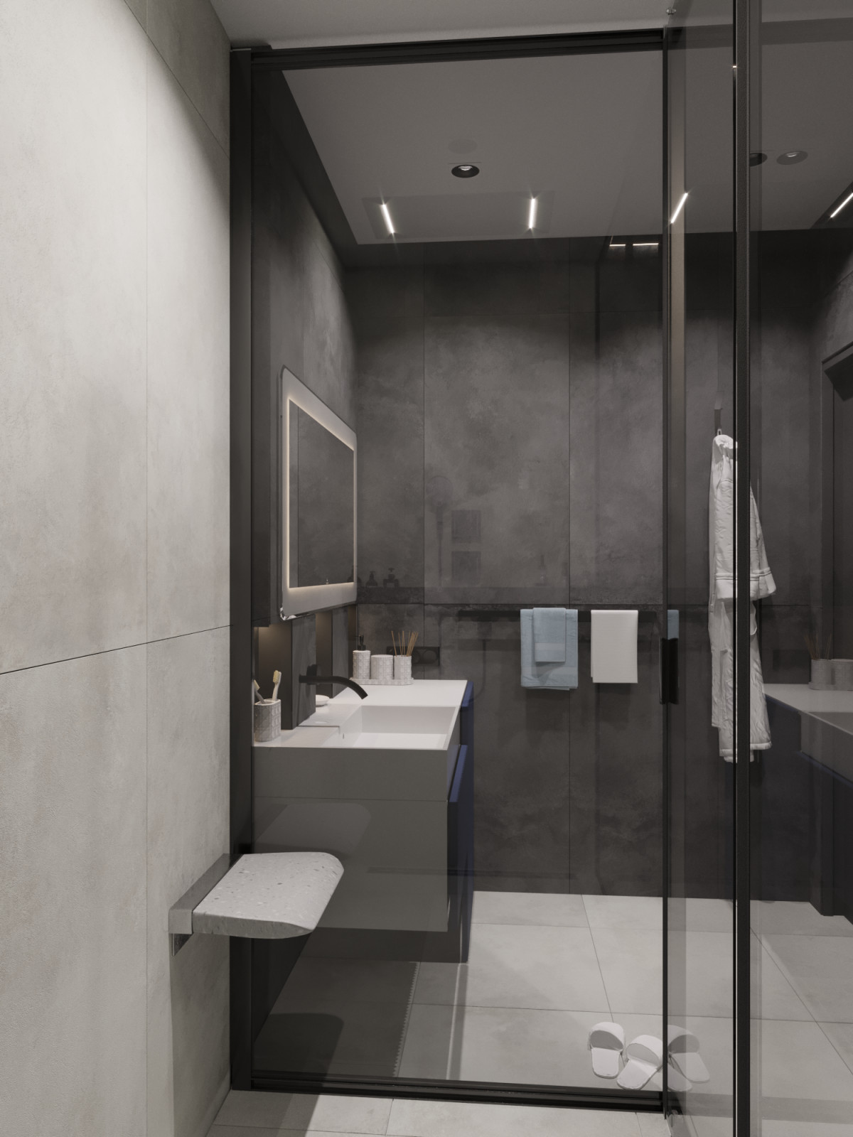 Брутальный синий