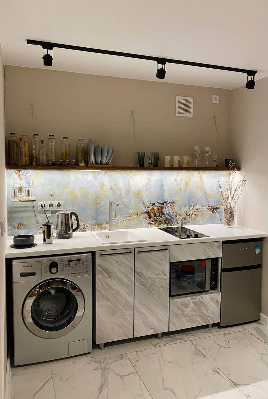 Обложка проекта: Дизайн-проект квартиры 28 кв.м. Совместный проект с В. Кархалёвой