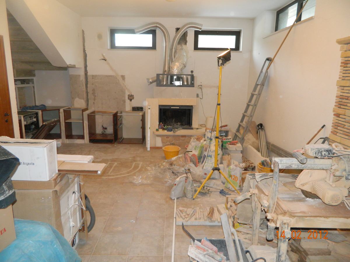 кухня в стиле рустика