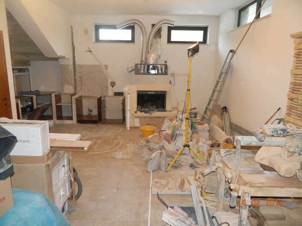 кухня в стиле рустика