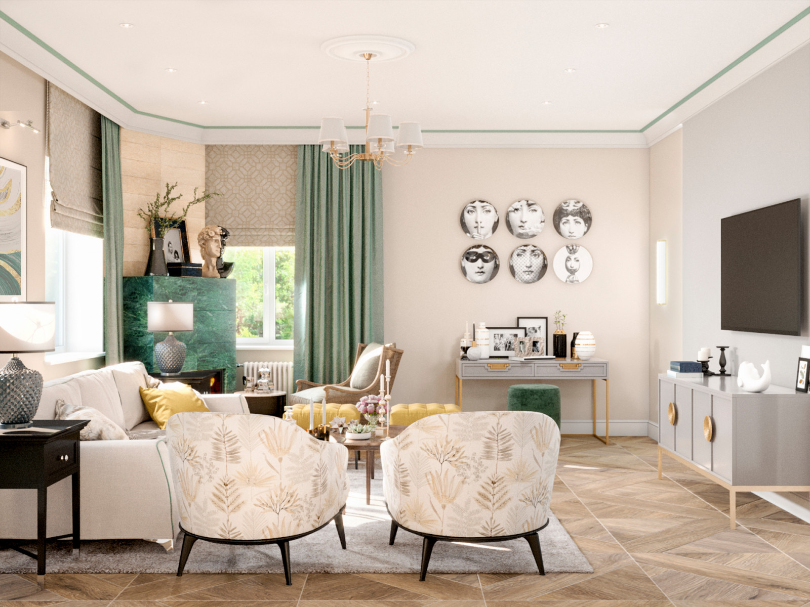 Обложка проекта: Дизайн-проект коттеджа