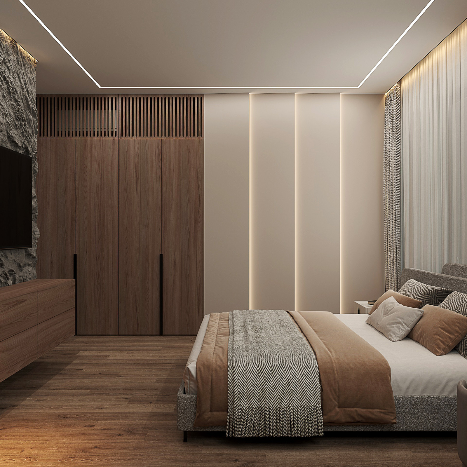 Обложка проекта: 2025г. Проект квартиры 84 м2 в ЖК "Чикаго"