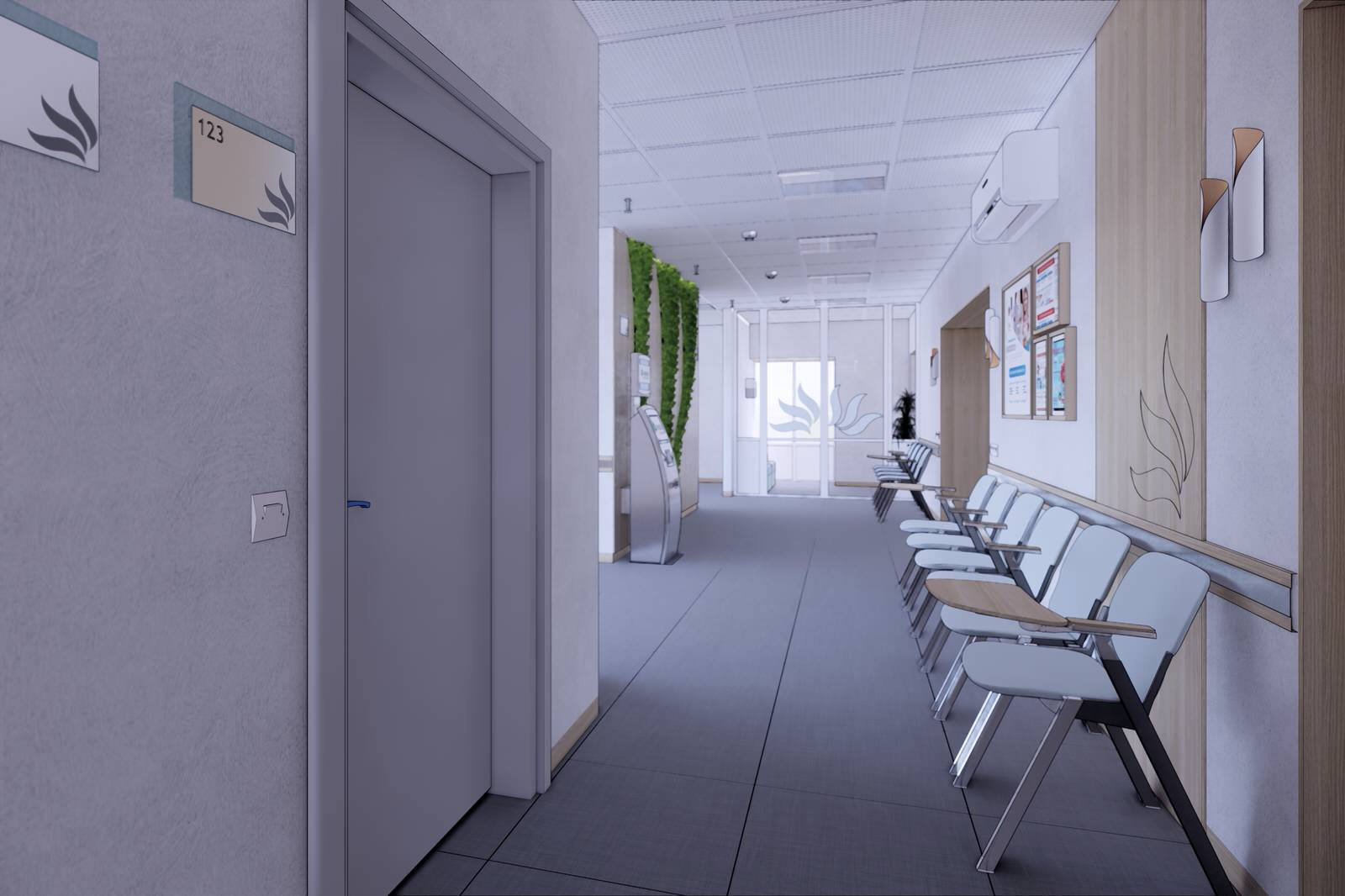 Концепция холла для Немецкой Семейной клиники