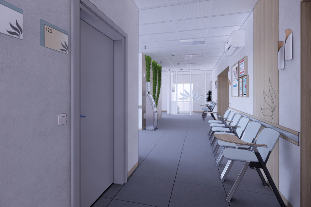 Концепция холла для Немецкой Семейной клиники