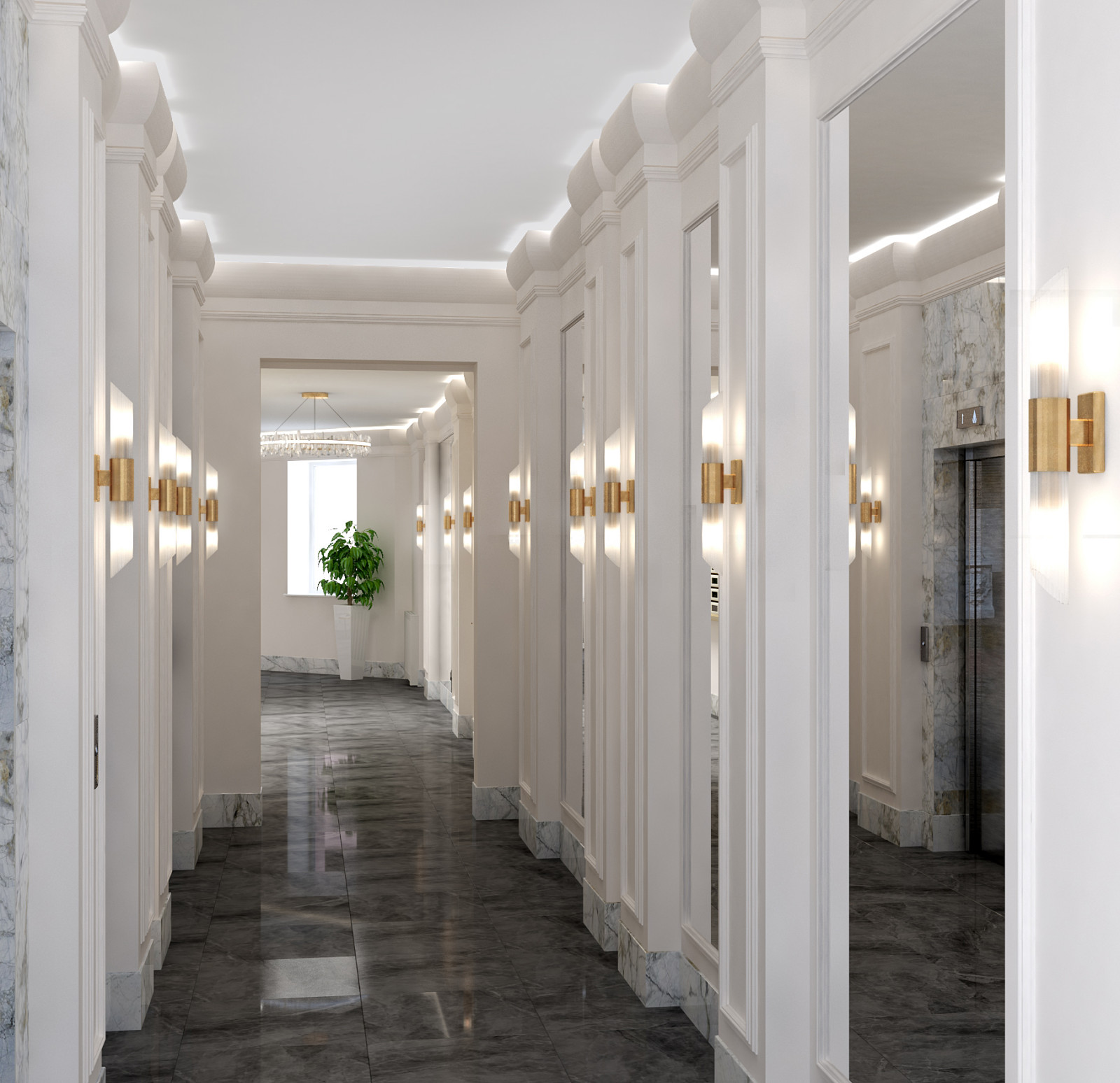 входная группа в ЖК