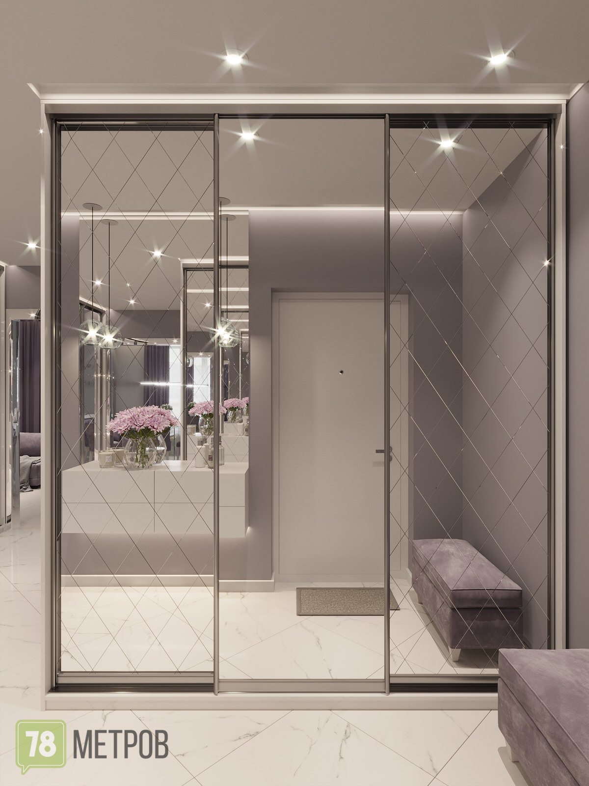 Дизайн-проект квартиры в ЖК "Легенда" на Дальневосточном