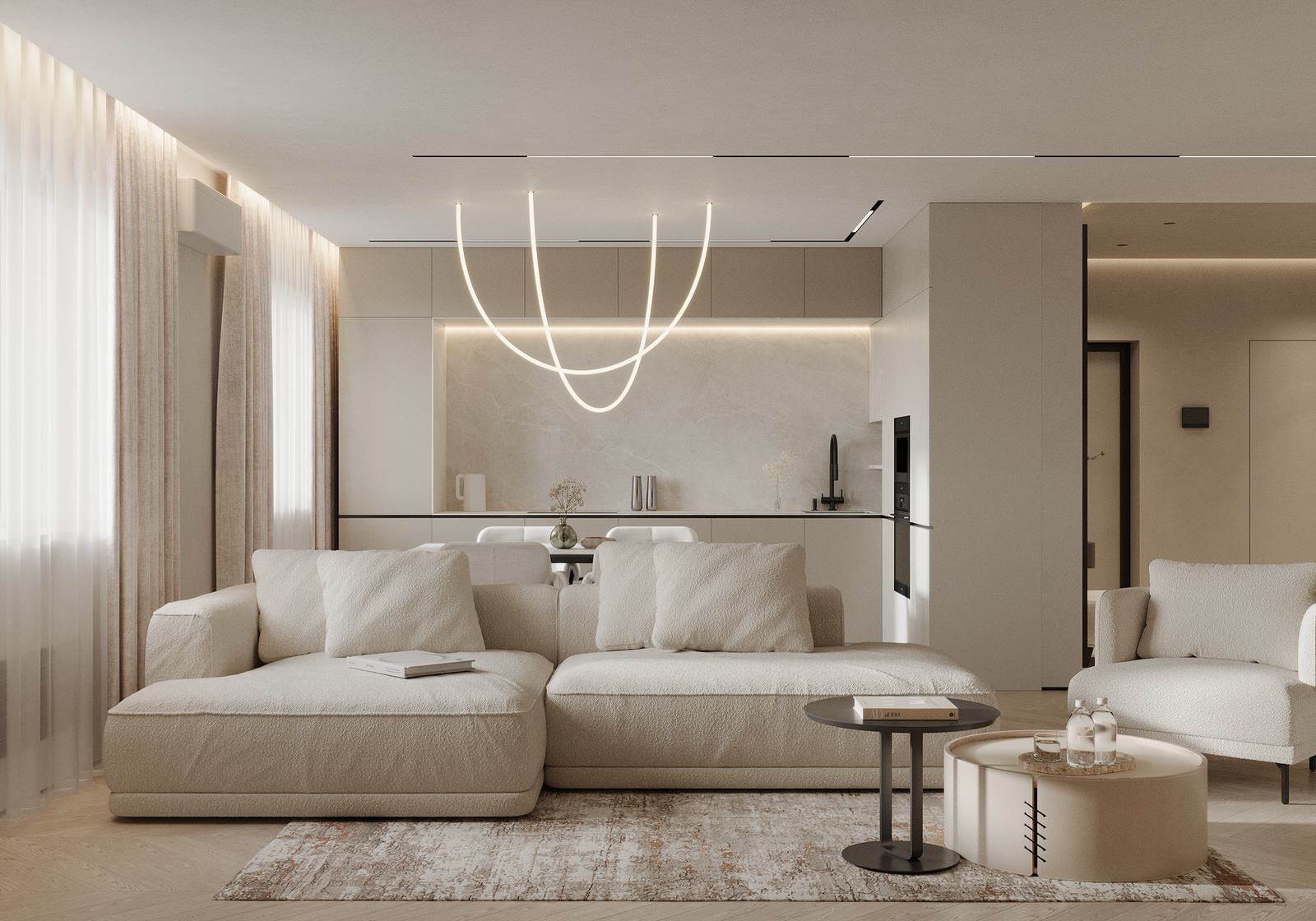 Кухня-гостиная