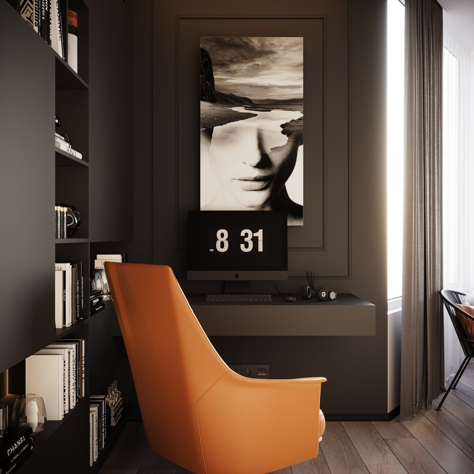 Интерьер трехкомнатной квартиры в стиле Неоклассика