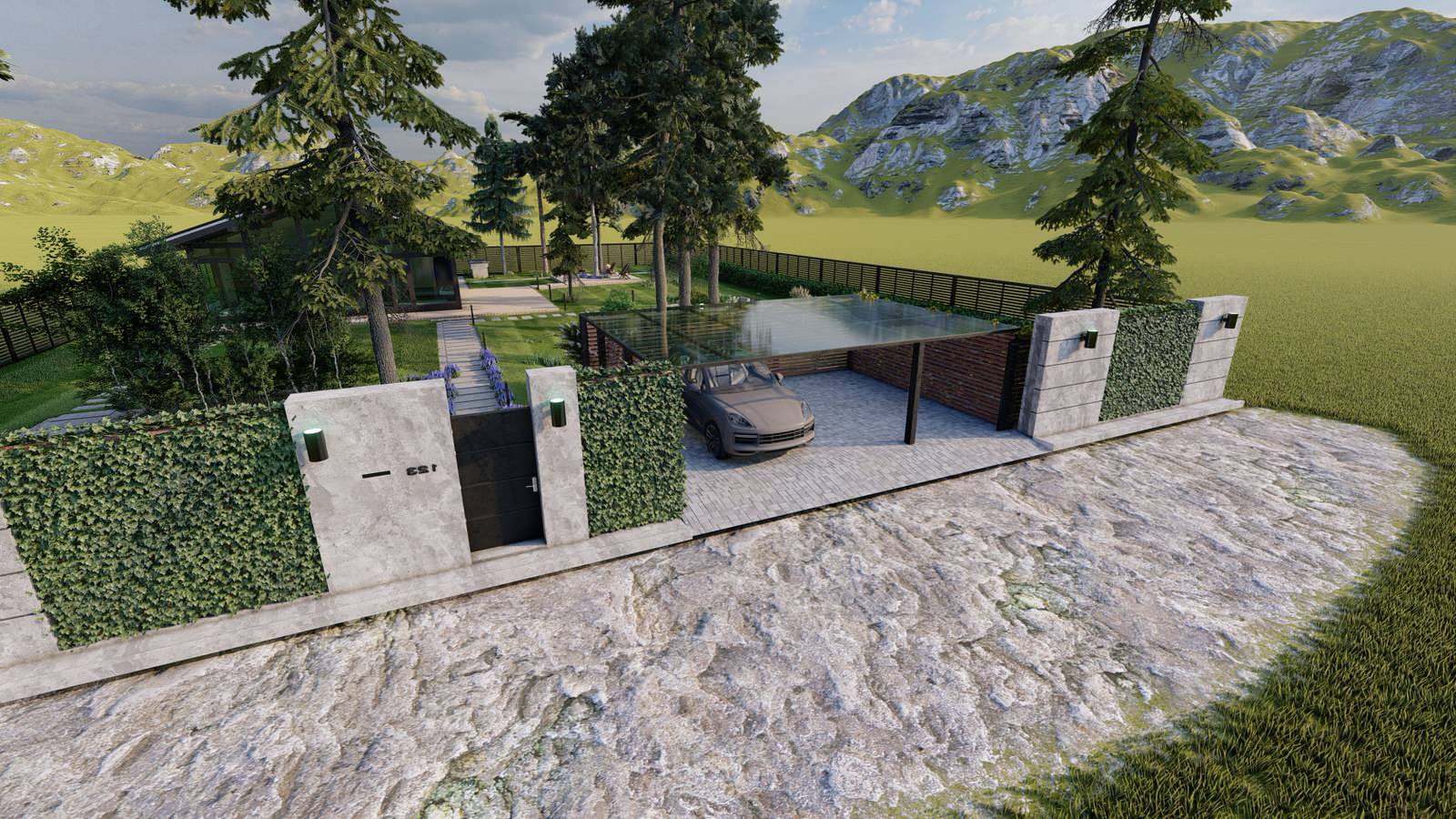 Обложка проекта: Сад в Санкт-Петербурге