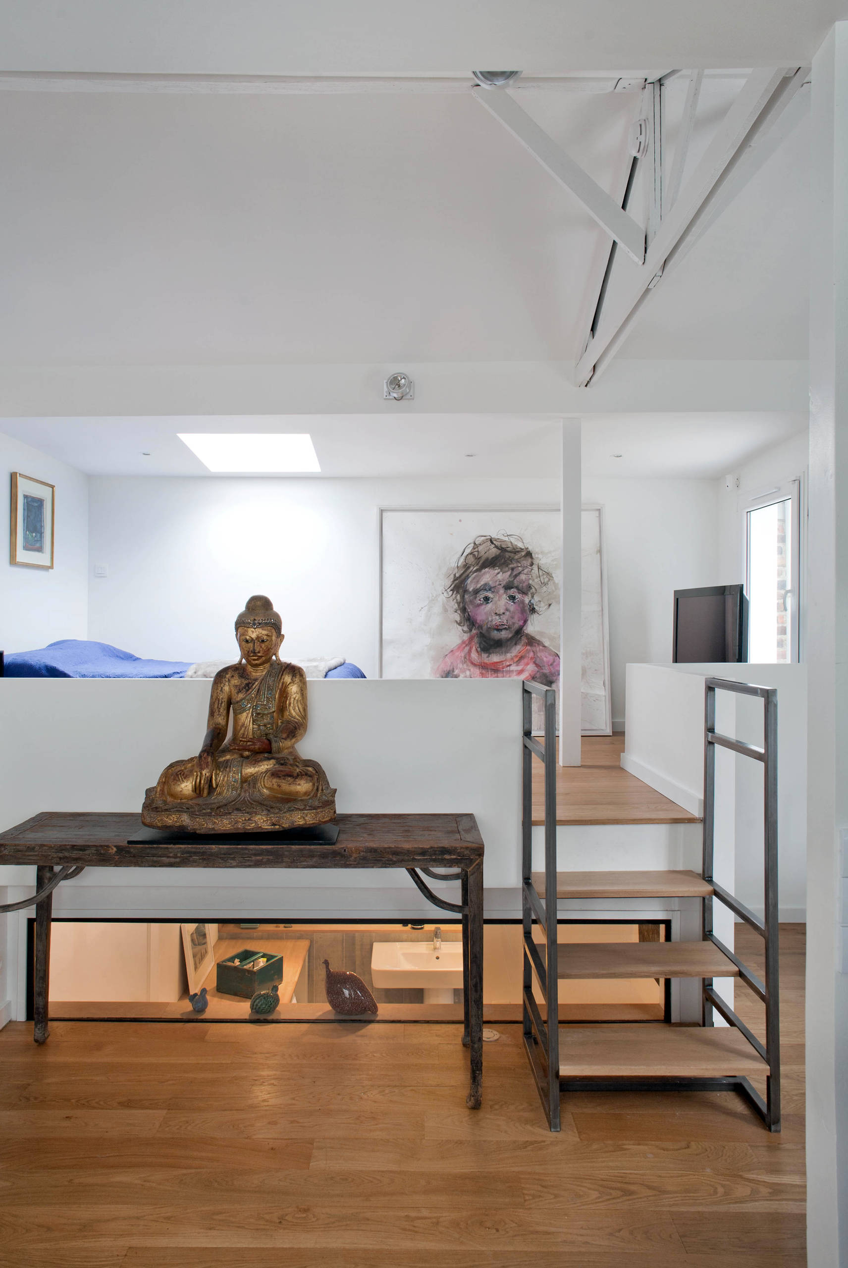 Houzz Франция: Арт-лофт в предместье Парижа