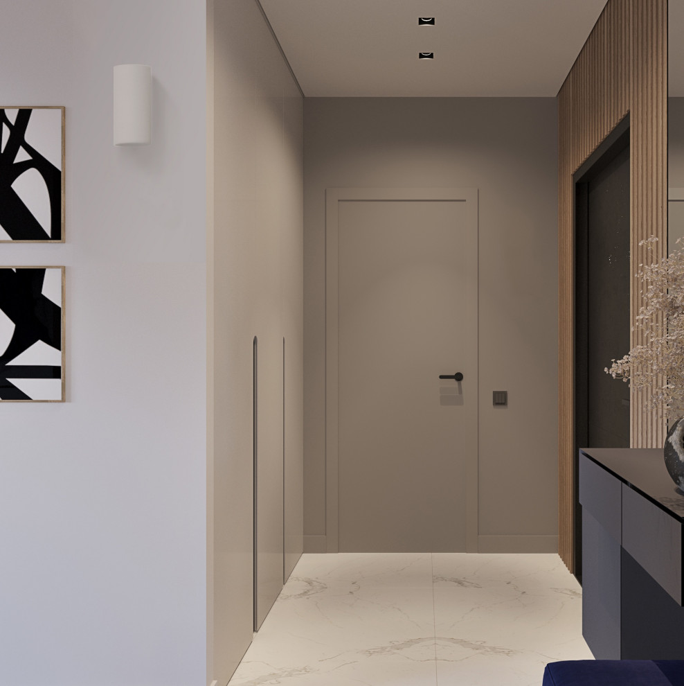 Дизайн трёхкомнатной квартиры  97 м2