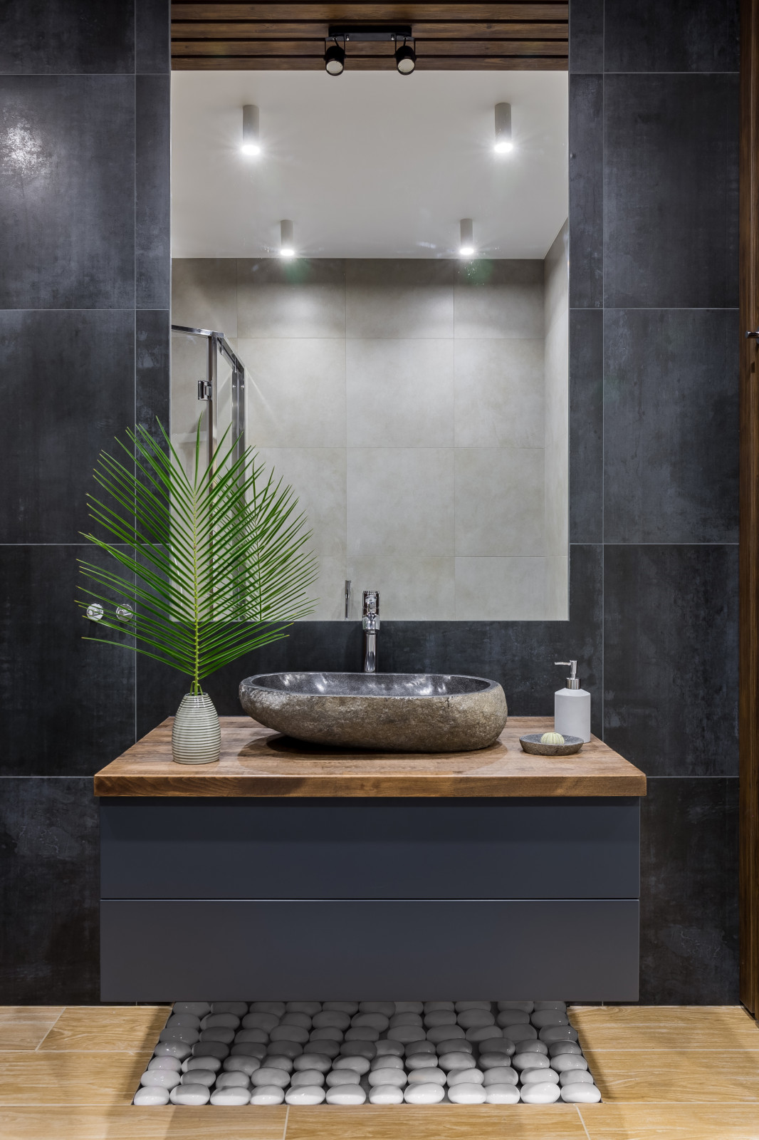 Кухня-гостиная с зеленью