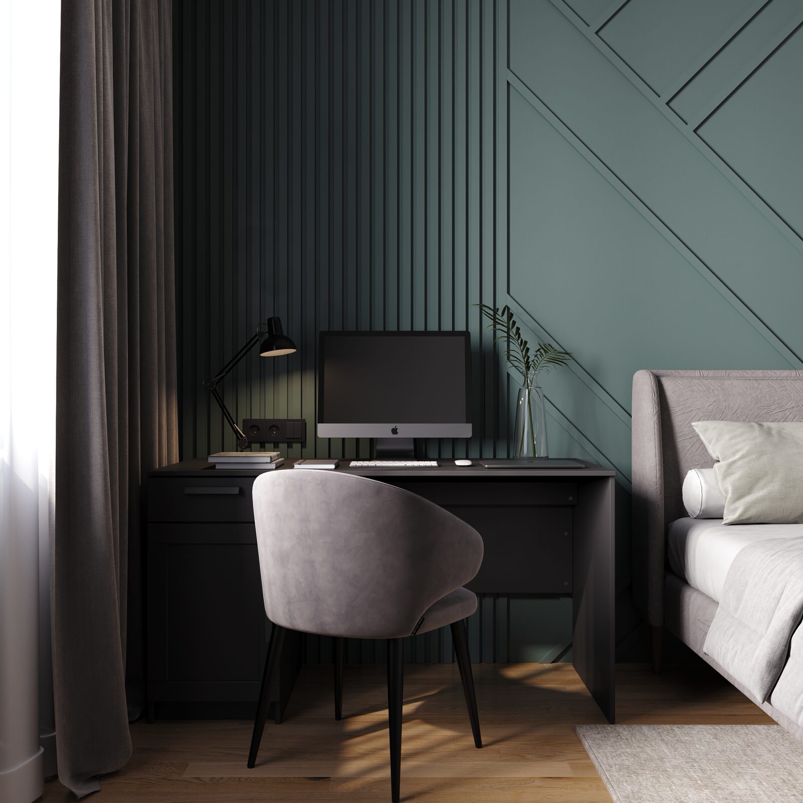 Квартира для семьи из четырех человек.